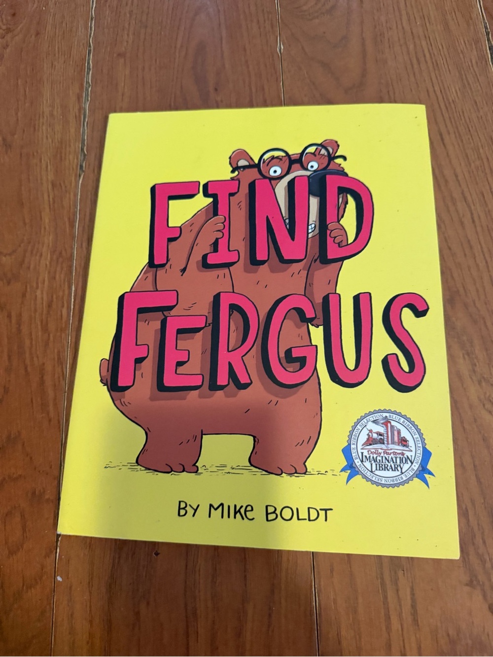 Find Fergus by Mike Boldt - Yellow Cover Picture Book
